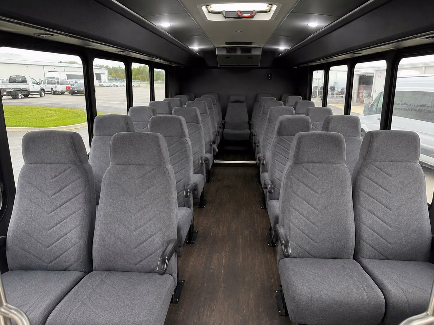 15 passenger minibus inside