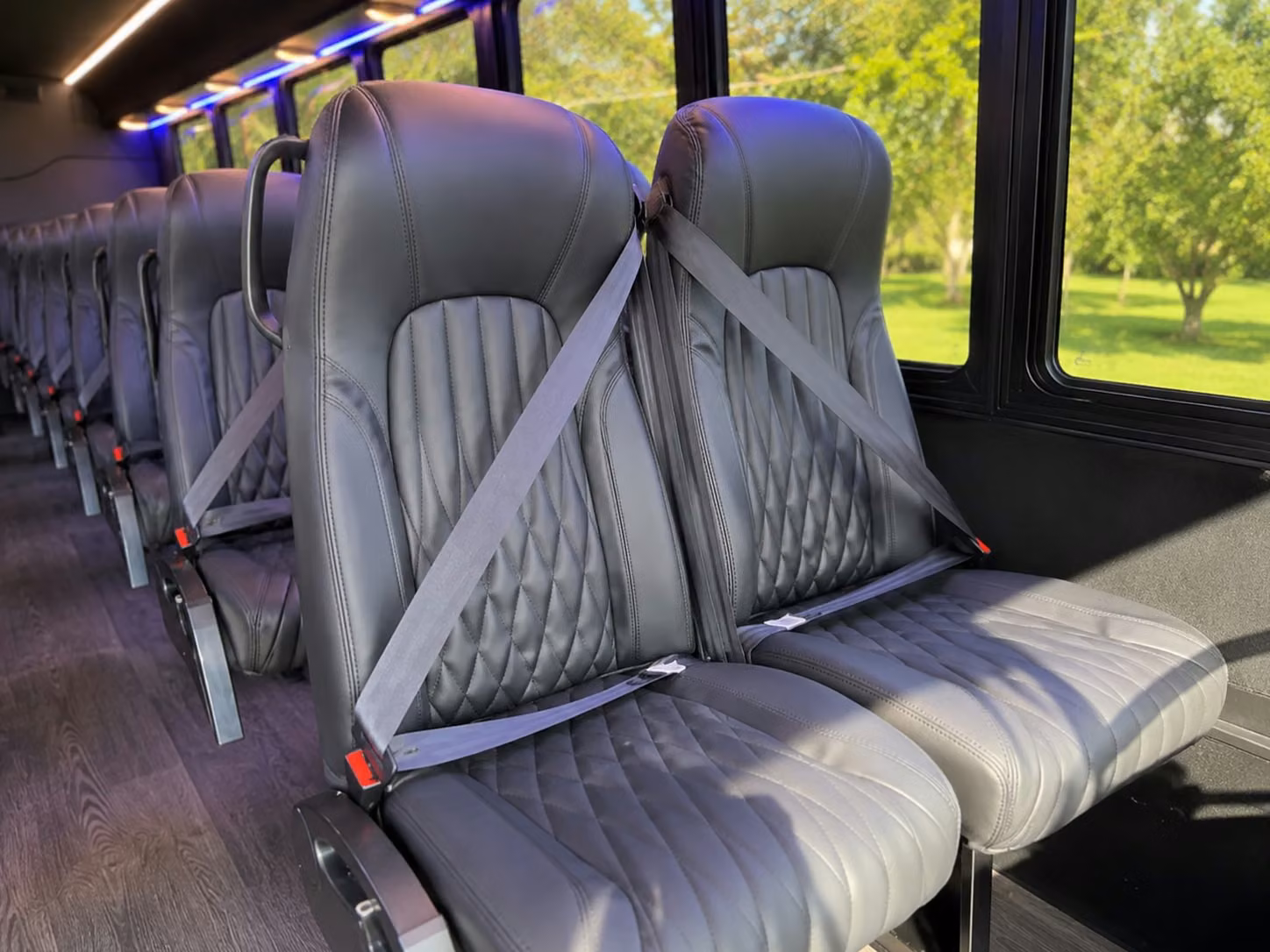 20 passenger minibus interior