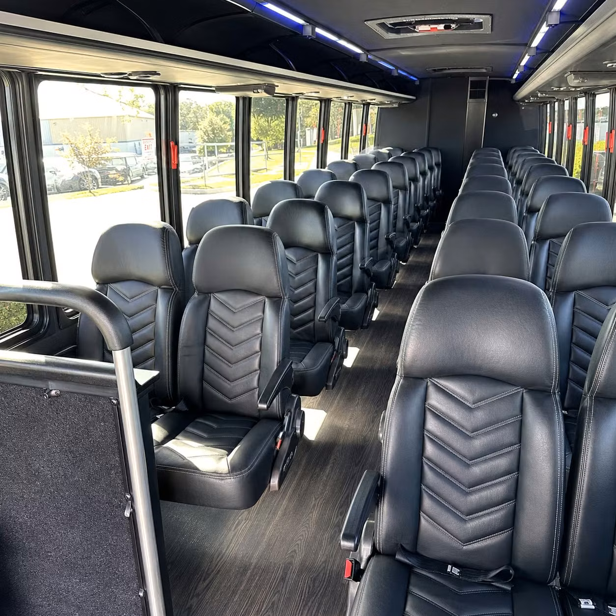 25 passenger minibus inside