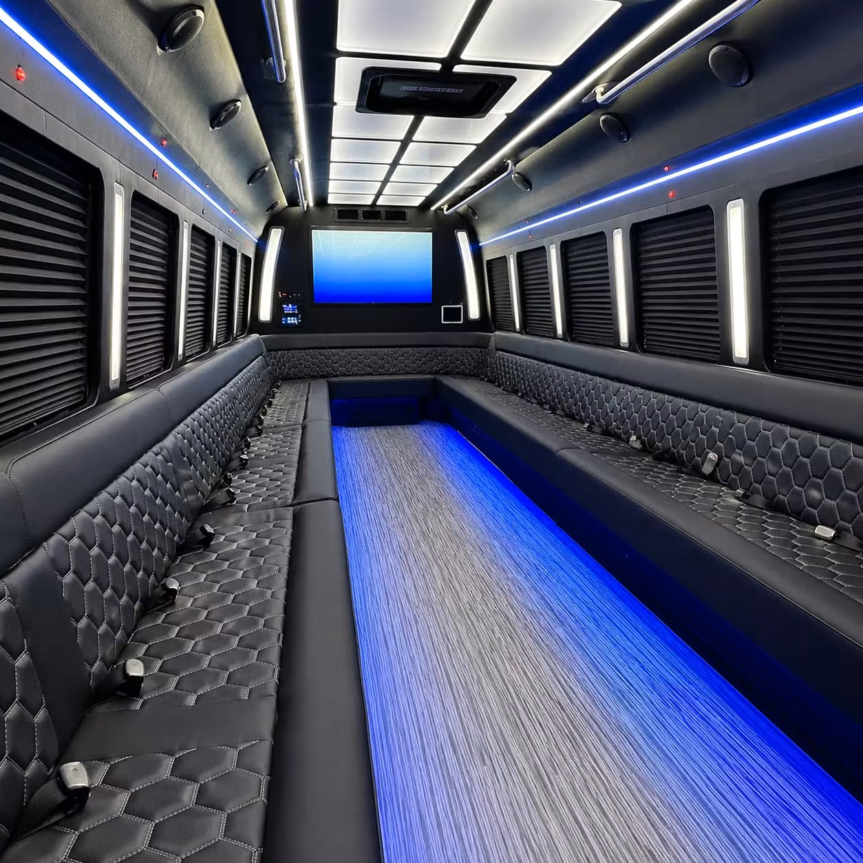party bus interior