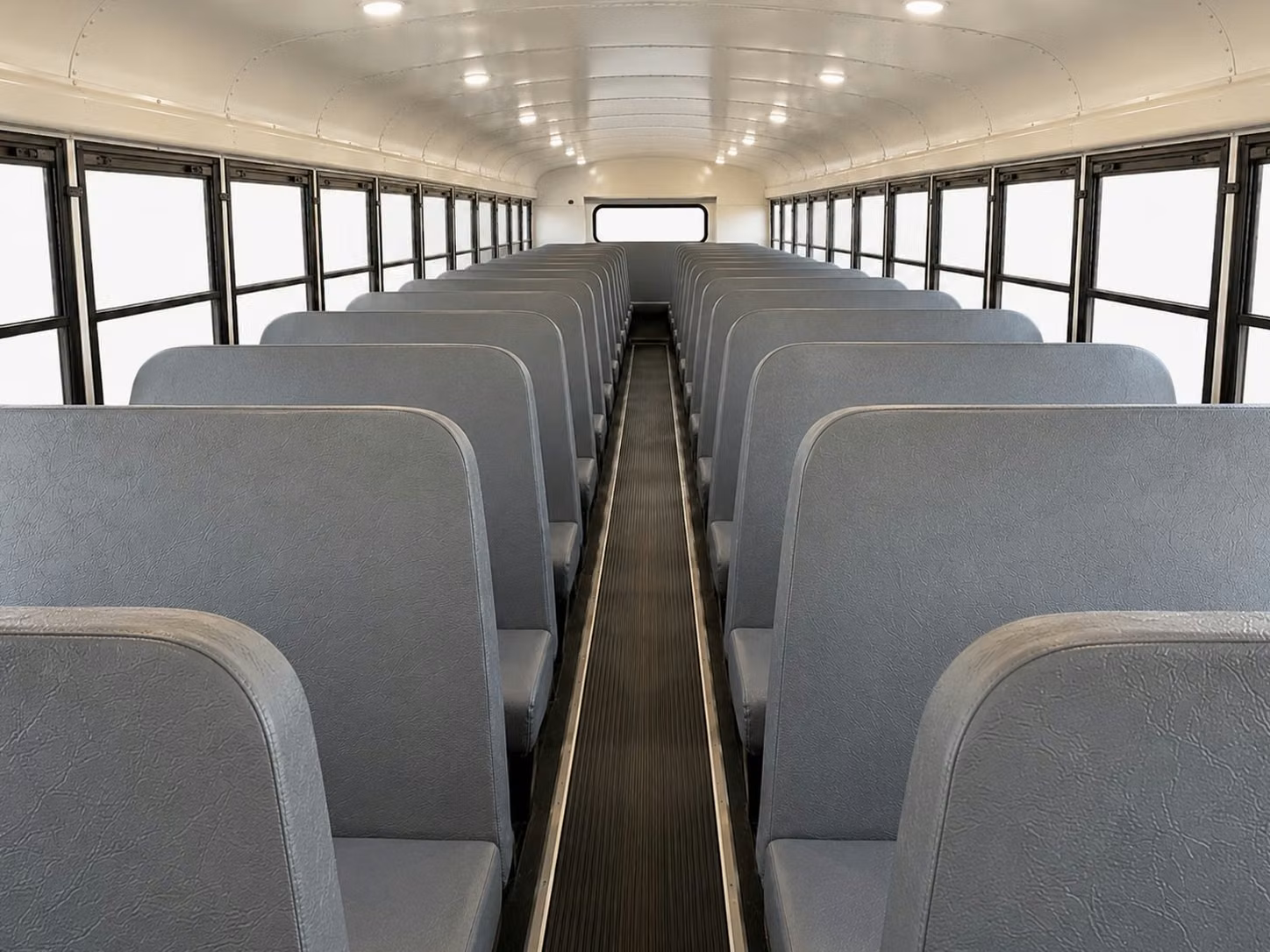 school bus inside