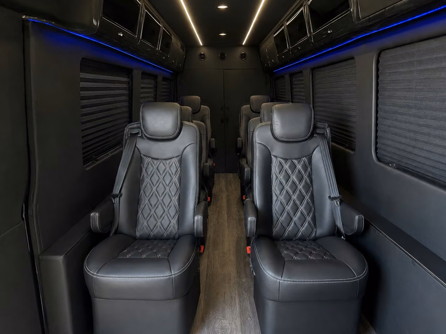 sprinter van with driver interior